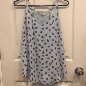 Loft floaty spaghetti strap tank